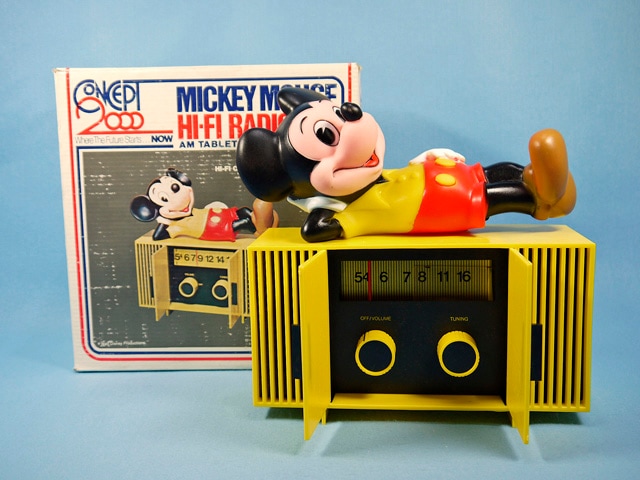 ビンテージ Concept2000 70'Mickey Mouse HI - FI Radio ミッキー