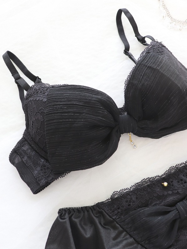 リボンスパークルブラセット｜かわいい下着・ランジェリーの通販