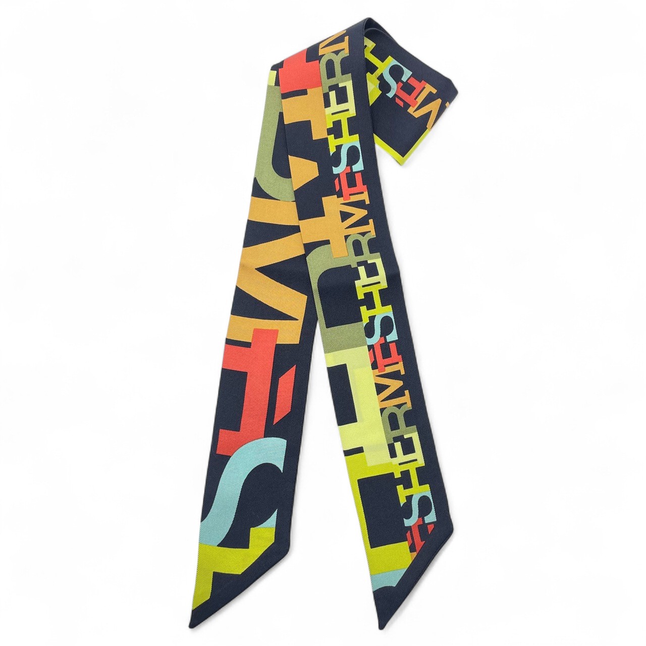 エルメス ツイリー スカーフ キャピタルズ マルチカラー シルク100