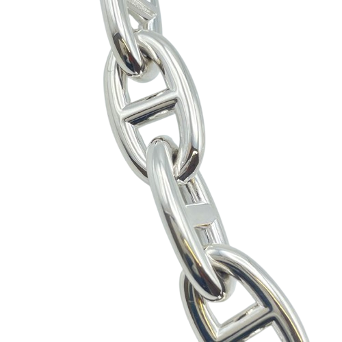 エルメス シェーヌ・ダンクル ネックレス GM シルバー925 29コマ