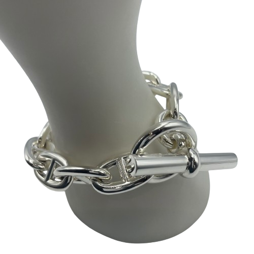 エルメス シェーヌ・ダンクル ブレスレット TGM シルバー - ブランド品