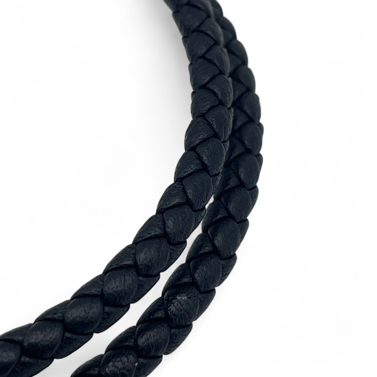 エルメス レザーブレスレット トゥルニ トレッセ T5(18.5cm) シルバー