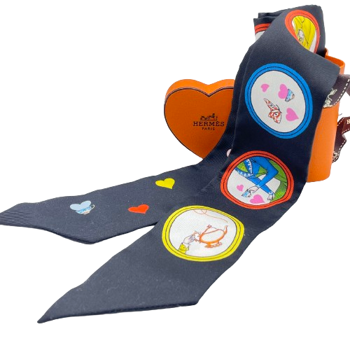 エルメス ツイリー ティータイム ノワール - ブランド品専門店LUXARIA