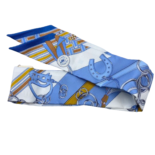 エルメス ツイリー 馬勒とチャーム シルクツイル - ブランド品専門店