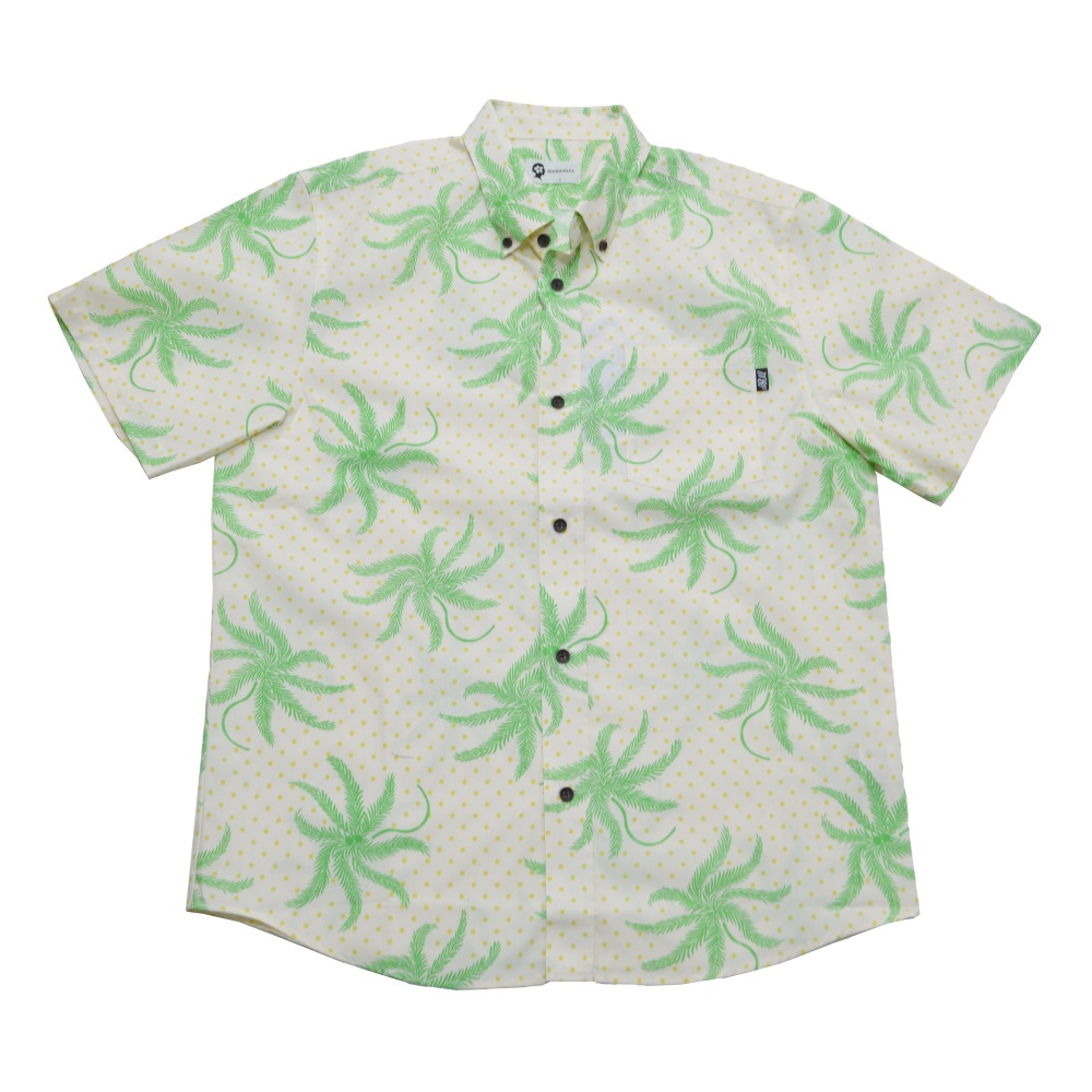 2026年新作】かりゆしウェア かりゆし メンズ フェーカジ椰子 ボタン