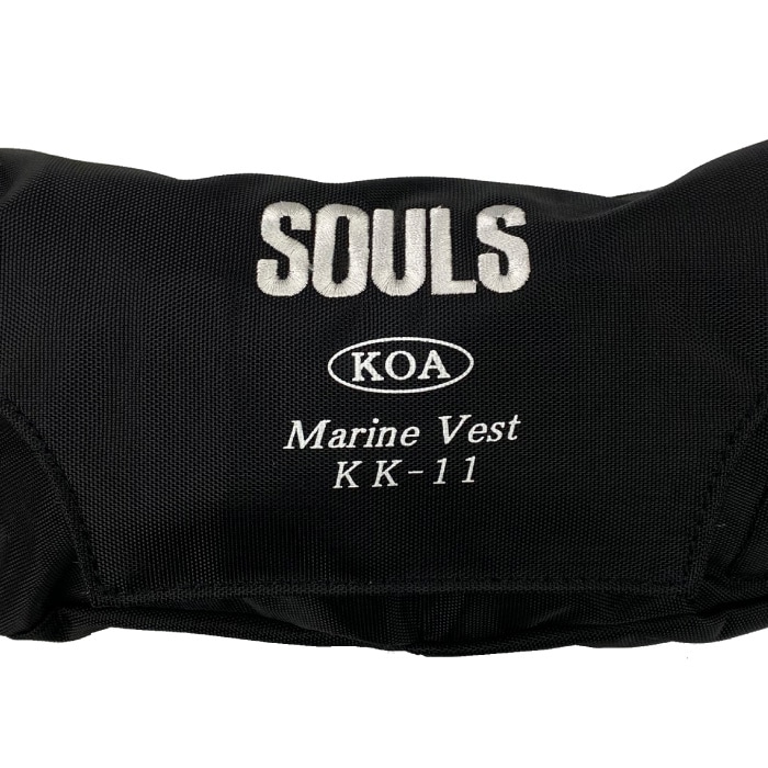 SOULS ソウルズ ライフジャケット ポーチ型 自動 自動膨張 手動自動