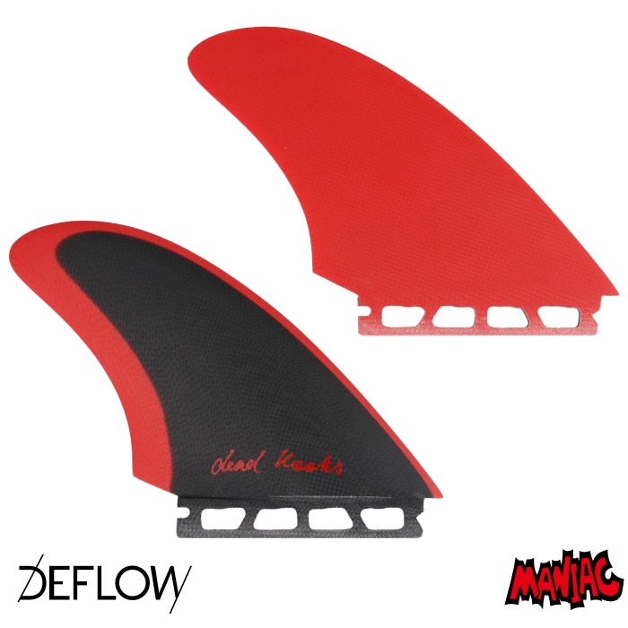 DEFLOW デフローDead Kooks サーフボードフィン 定価¥19800 DEFLOW