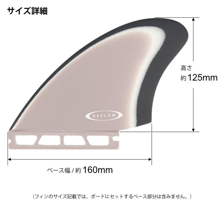 future フューチャー フィン ツインフィン フィッシュ DEFLOW デフロウ