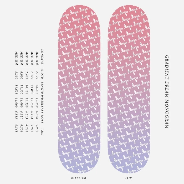 スケボー デッキ スケートボード LESQUE レスケ 7.125インチ Gradient