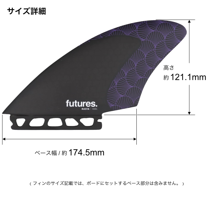フューチャー フィン ツインフィン ショートボード用 FUTURES. FIN