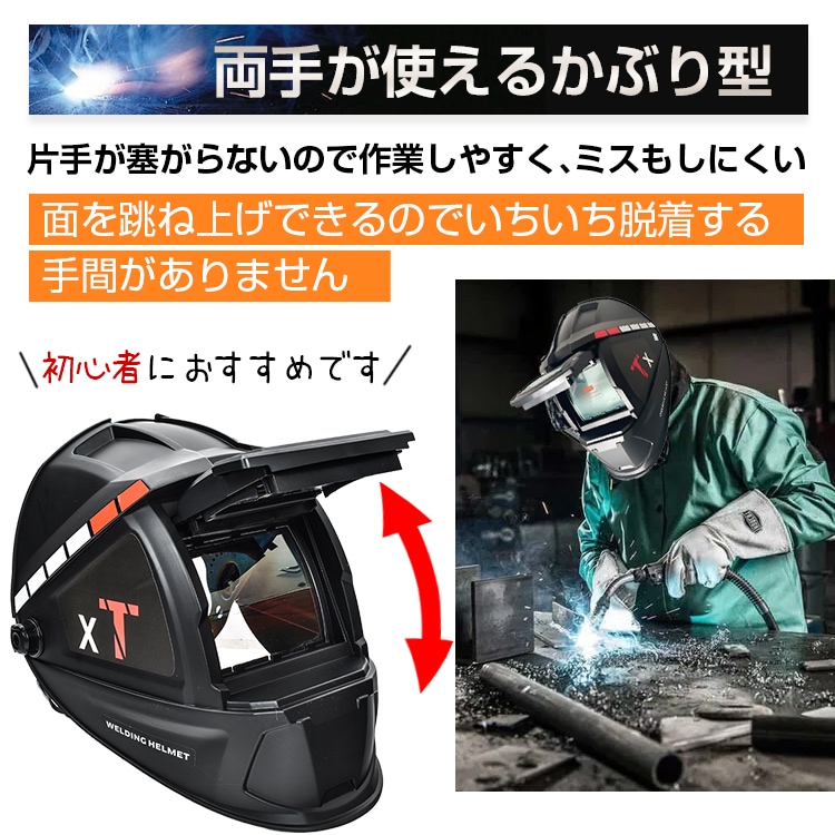 ハンドシールド アーク 改造マスク 工具/DIY 溶接面 シマ板 メッキ風