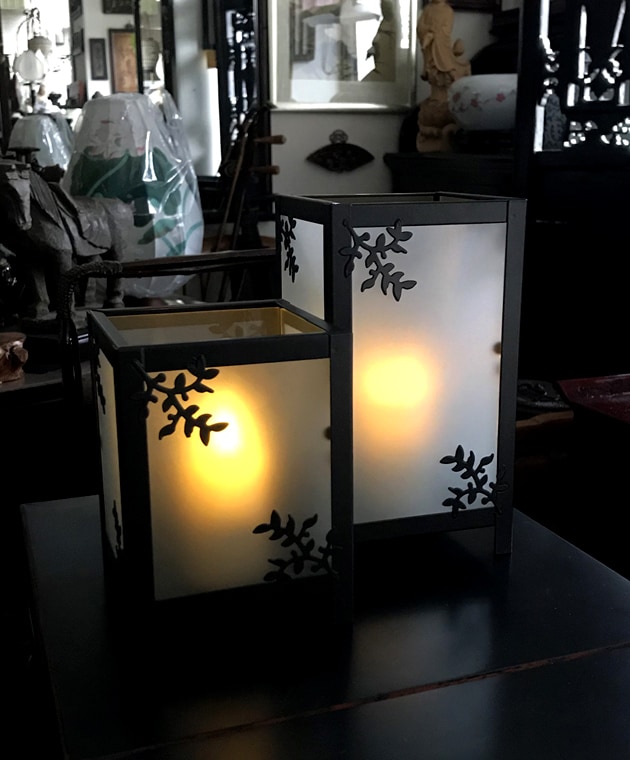 シノワ風ランタン/2ケセット | シノワズリ シノワズリー chinoiserie