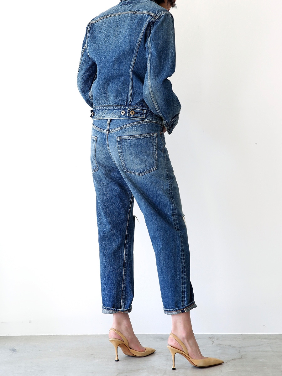 BOYS CRASHED TAPERED PT DENIM | PANTS | MADISONBLUE