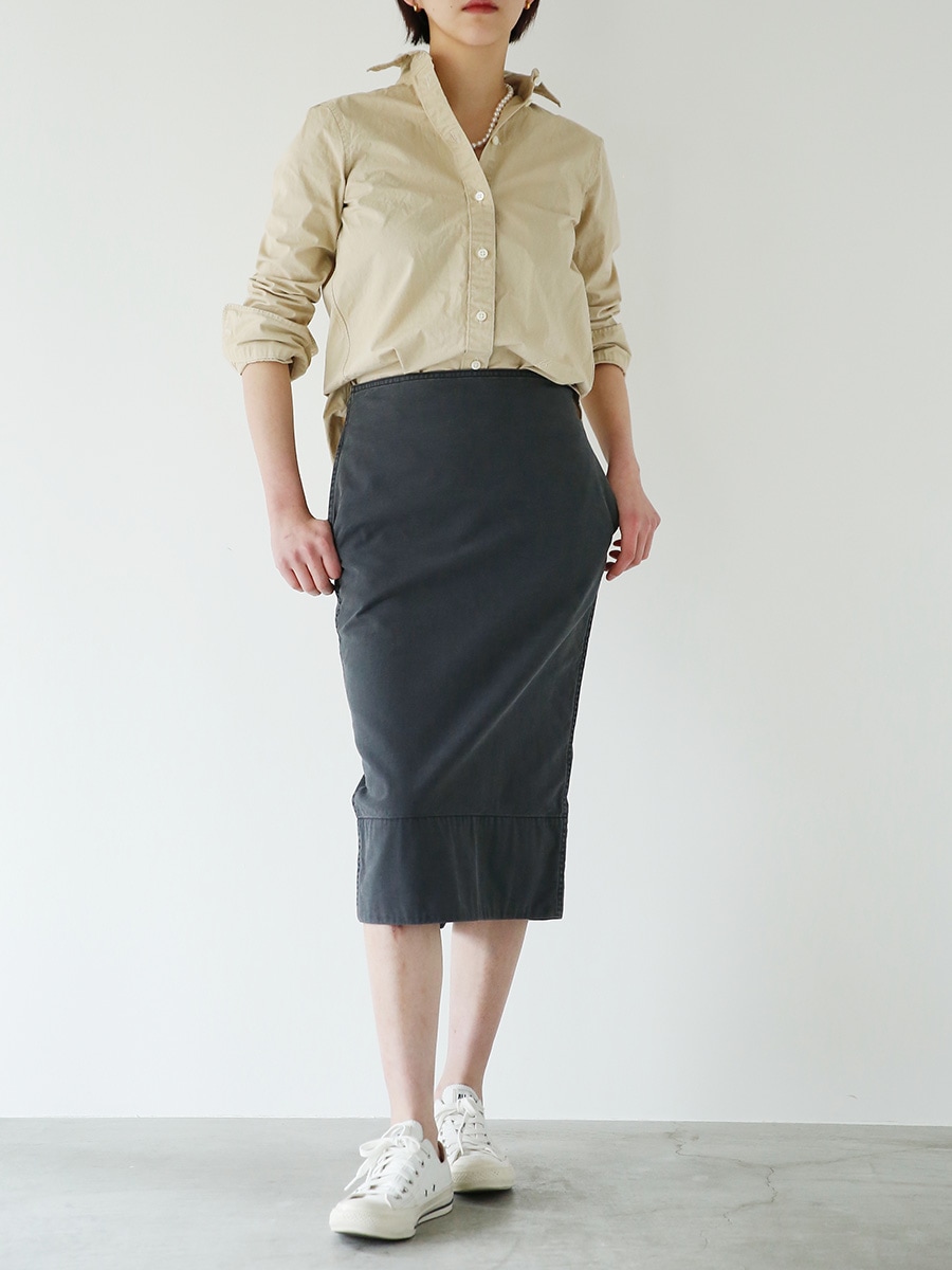 SOFIE BACK SATIN TIGHT LONG SKIRT | SKIRT | MADISONBLUE