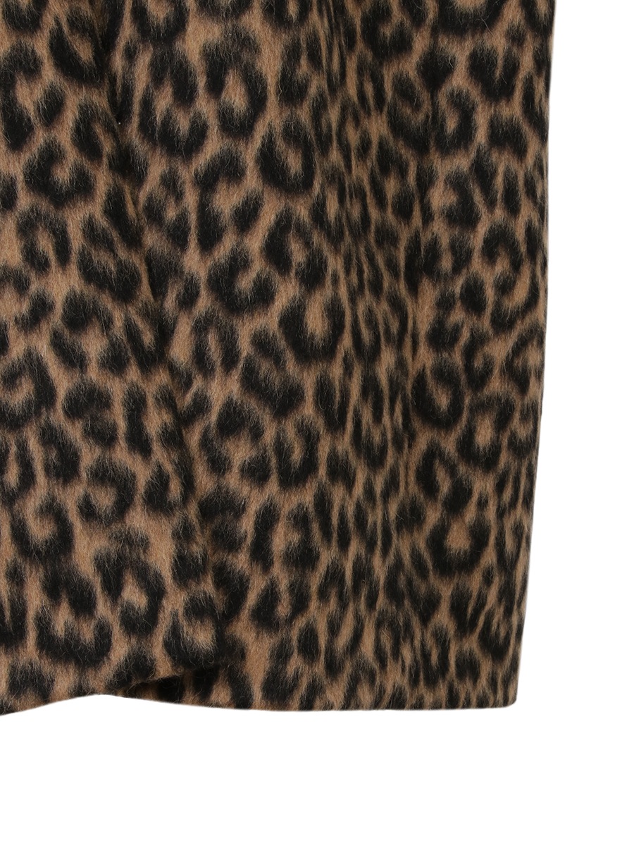 EGG SHAPED COAT LEOPARD | COAT | MADISONBLUE