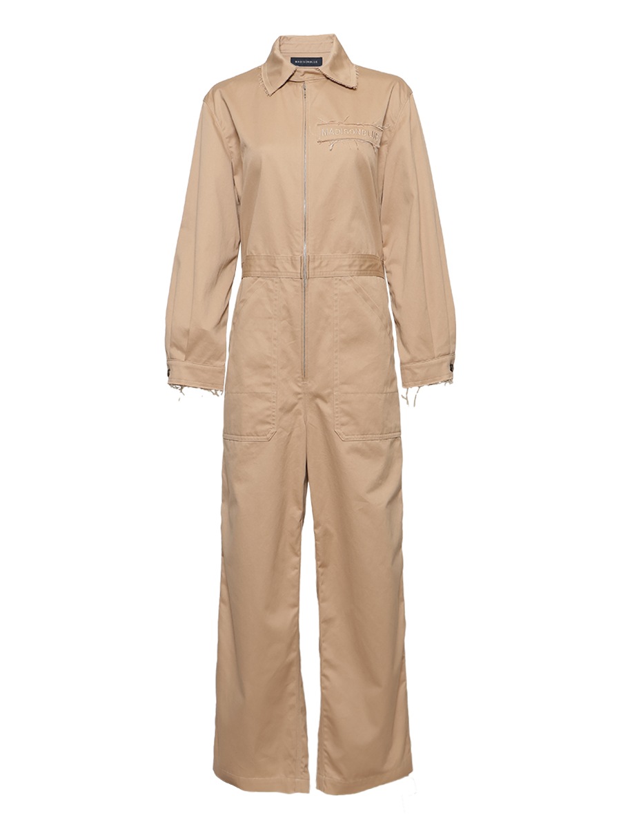 ZIP UP JUMPSUITS CHINO | ONE-PIECE | MADISONBLUE