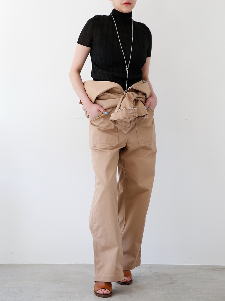 ZIP UP JUMPSUITS CHINO | ONE-PIECE | MADISONBLUE