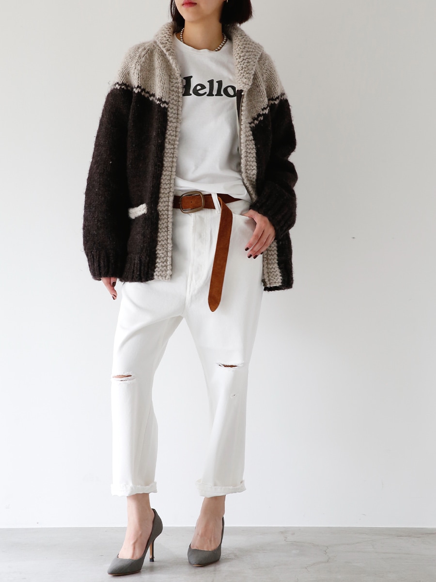 HAND-KNITTED HELLO COWICHAN | UNISEX | MADISONBLUE