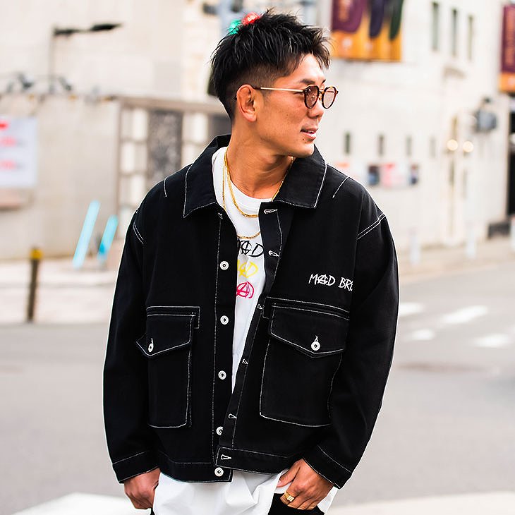 Heart logo Denim Jacket アウター｜皇治プロデュースブランドMADBRO