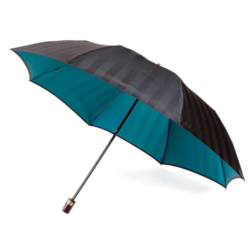 メンズ雨傘】シャドウ-折りたたみ-ネイビー×マスタード｜トンボ洋傘