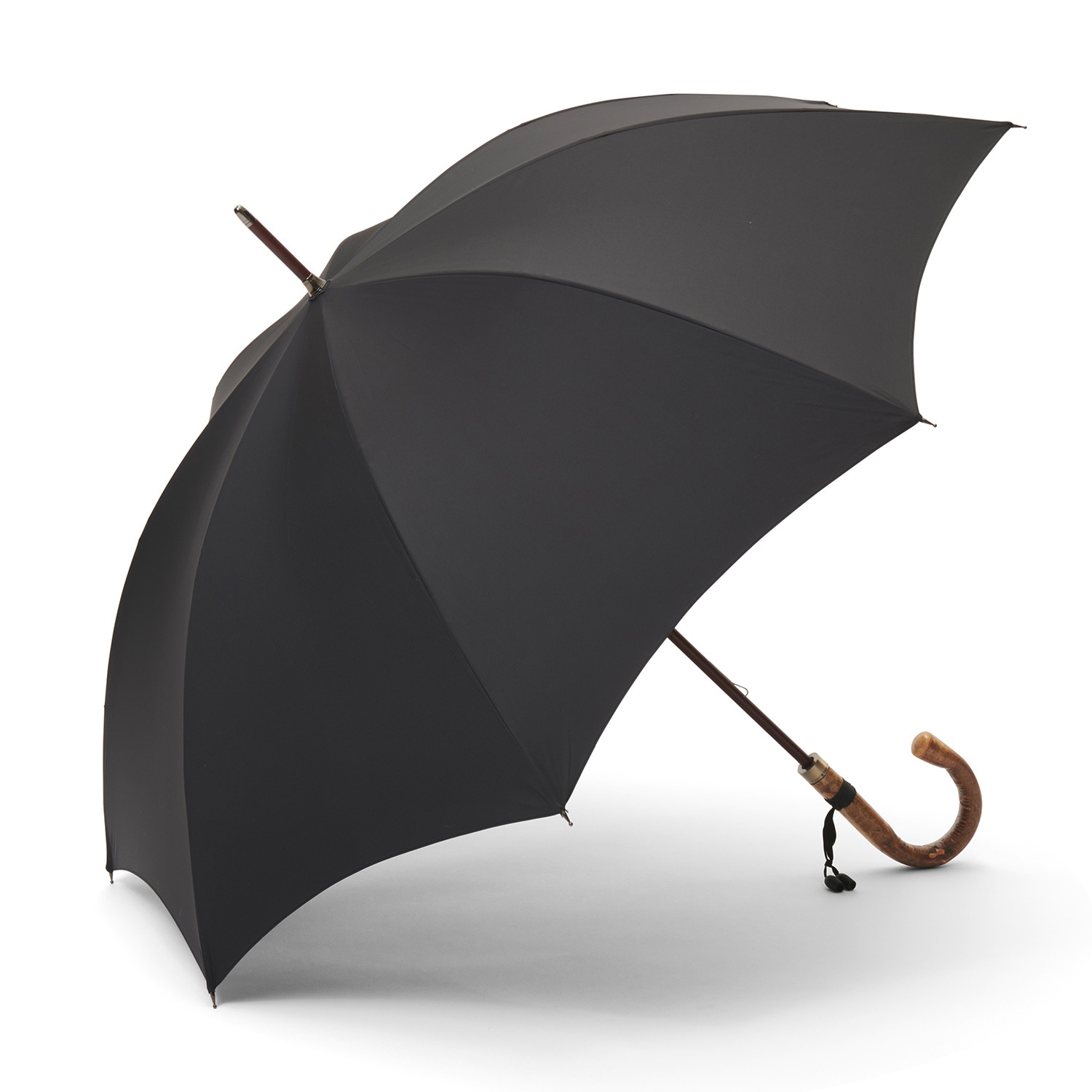 メンズ雨傘】トラッド-08-レイブンブラック｜トンボ洋傘前原光榮商店