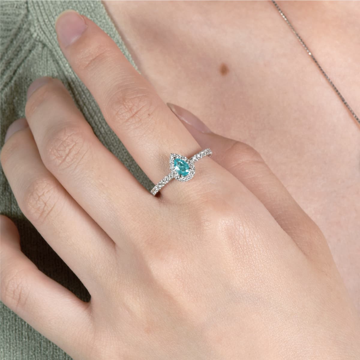 ブラジル産 パライバトルマリン リング 【GIA鑑別書】/s0397trpr