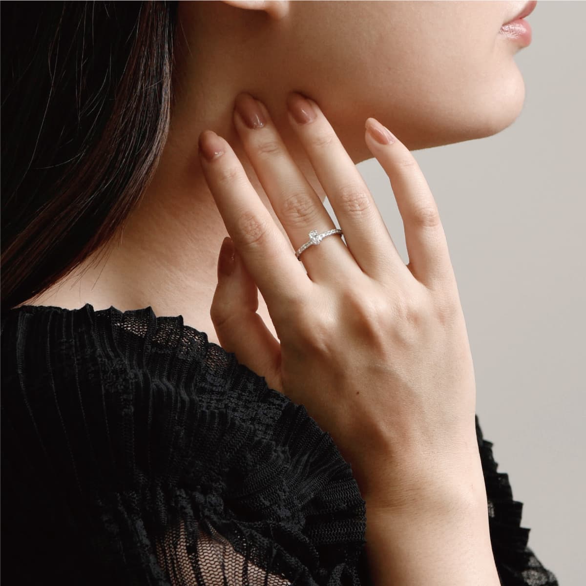 ルガ GIA ダイヤモンド リング オーバルカット 0.3ct /s0429da