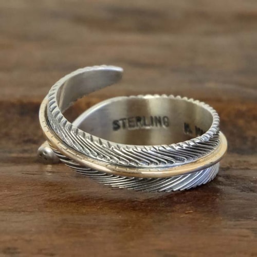 ◇size ハーヴィーメイス 12KGF フェザー リング｜マライカ公式通販