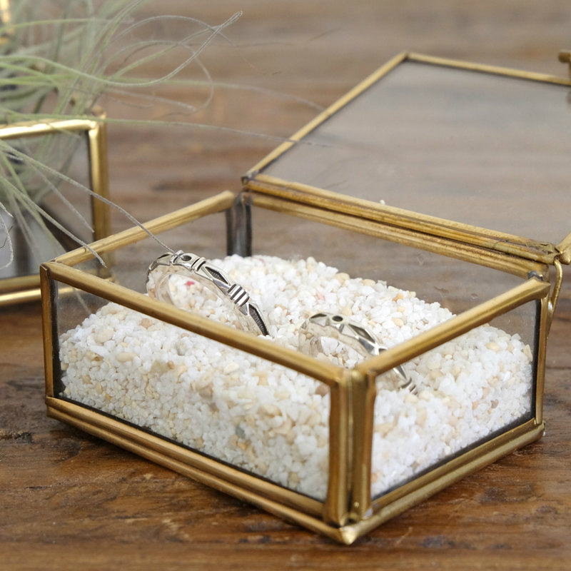 ガラス四角BOX（L）【メール便不可】｜マライカ公式通販