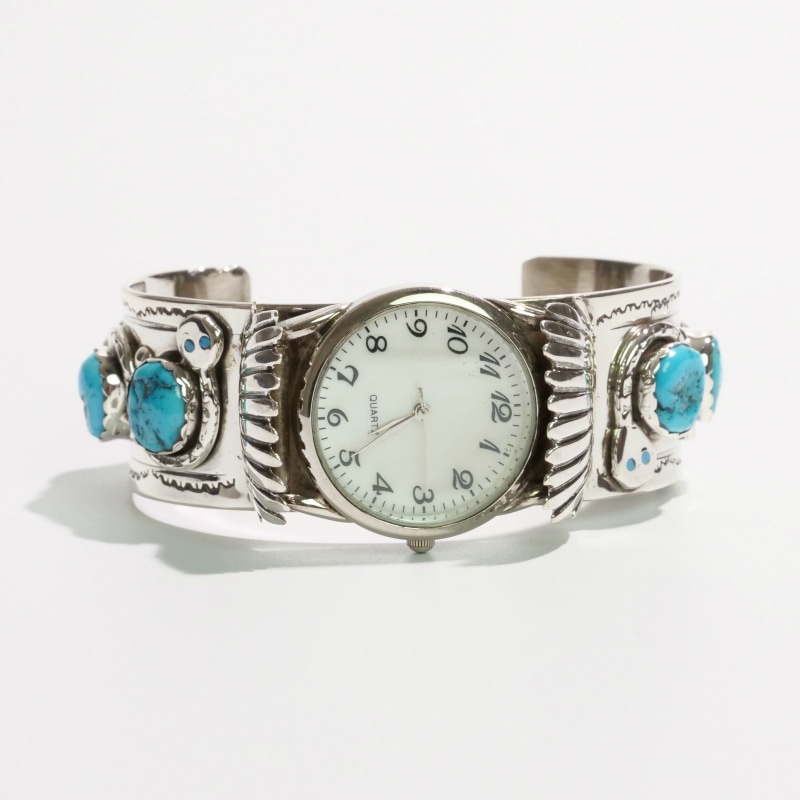 エフィーカラバサ スネークバングルウォッチ 腕時計 【メンズサイズ