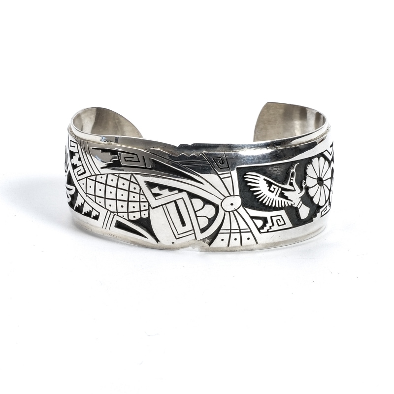 143mm ベラタワホングバ オーバーレイ バングル ハチドリ｜マライカ