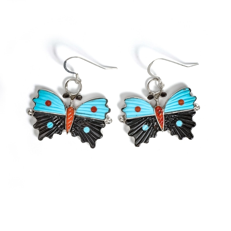 タマラピント バタフライ インレイ ピアス｜マライカ公式通販