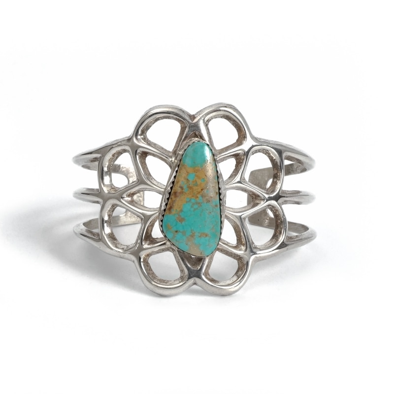 126mm ナバホ族 Rose Tsosie サンドキャスト バングル｜マライカ公式通販