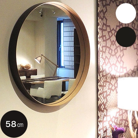 TEORI（テオリ） 壁掛けミラー ZERO(ゼロミラー） Lサイズ 直径58cm