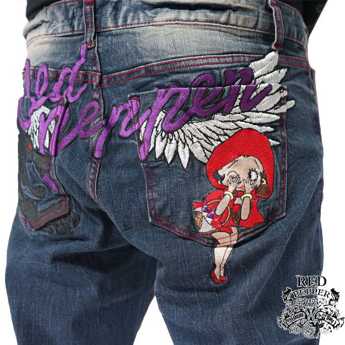 RED PEPPER レッドペッパー ベティ コラボ メンズ デニム ジーパン