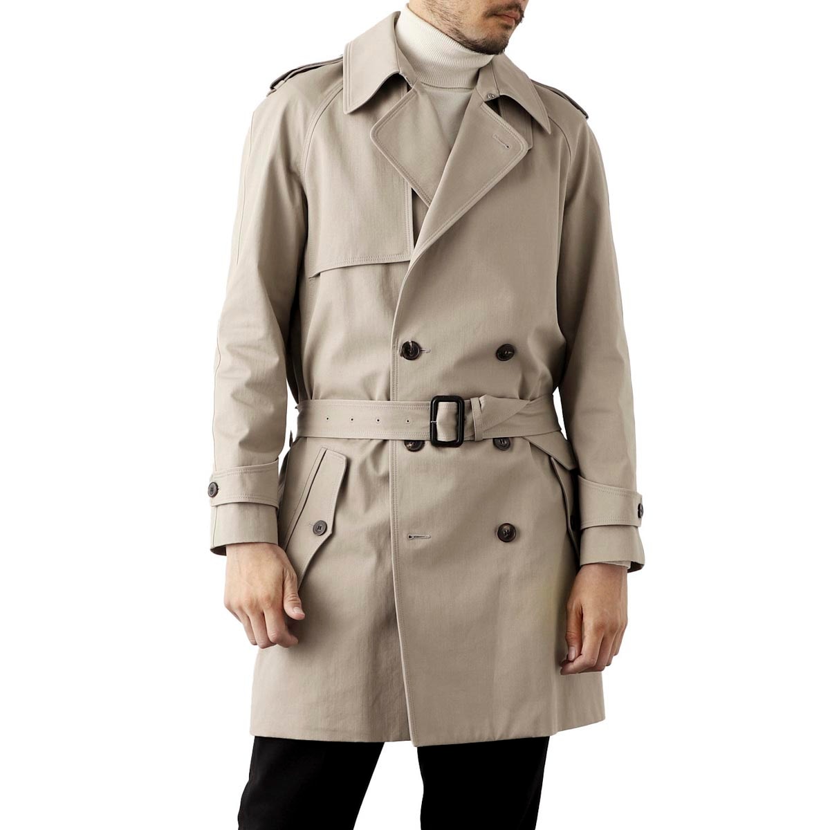 アウトレット】SAINT LAURENT サンローラン トレンチコート メンズ