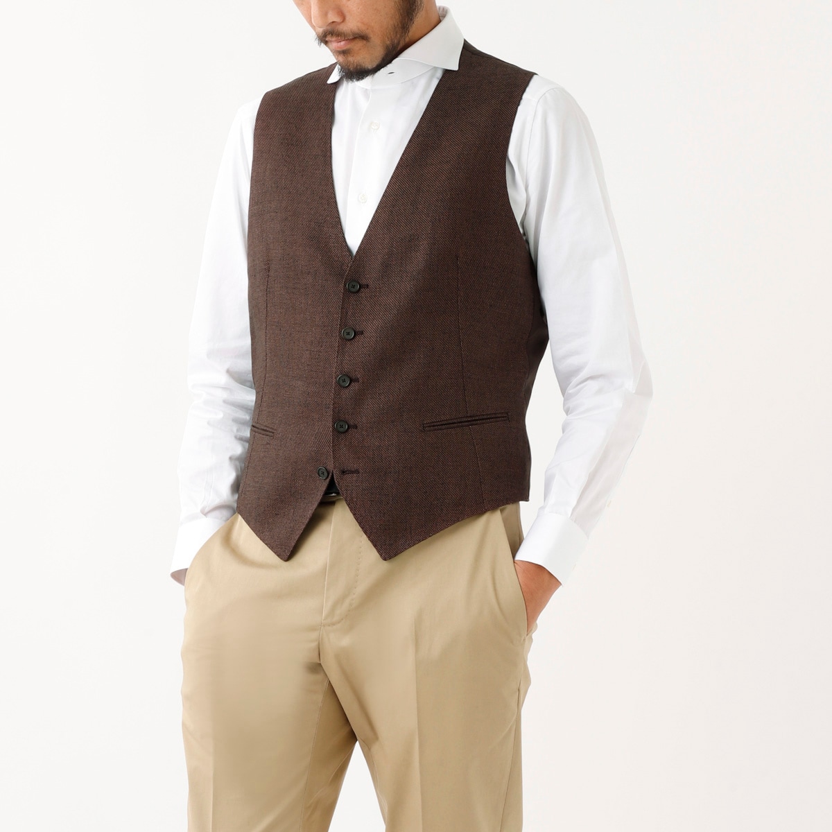 アウトレット】TAGLIATORE タリアトーレ ベスト/ジレ/BRIAN/F【大きい