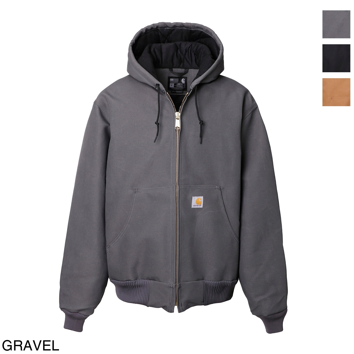 Carhartt カーハート 中綿入りフーデッドブルゾン/アクティブ