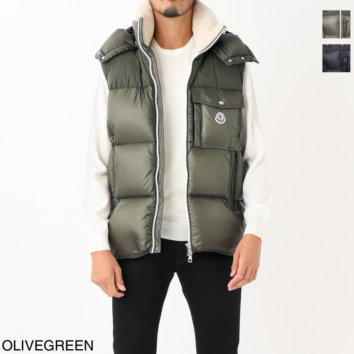 アウトレット】【ラスト1点】MONCLER モンクレール ダウンベスト/OUST