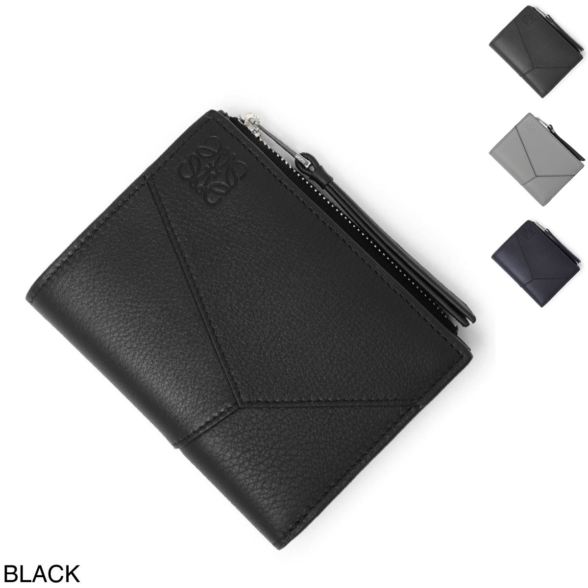 LOEWE ロエベ 2つ折り財布 小銭入れ付き/PUZZLE EDGE SLIM COMPACT