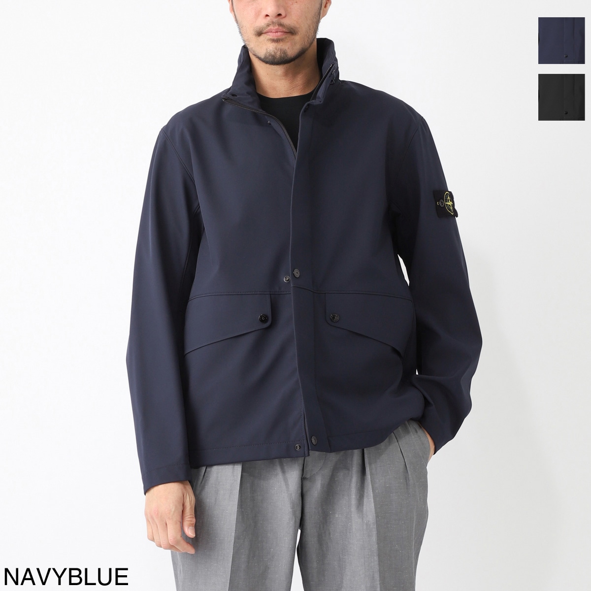 アウトレット】STONE ISLAND ストーンアイランド フード付きブルゾン