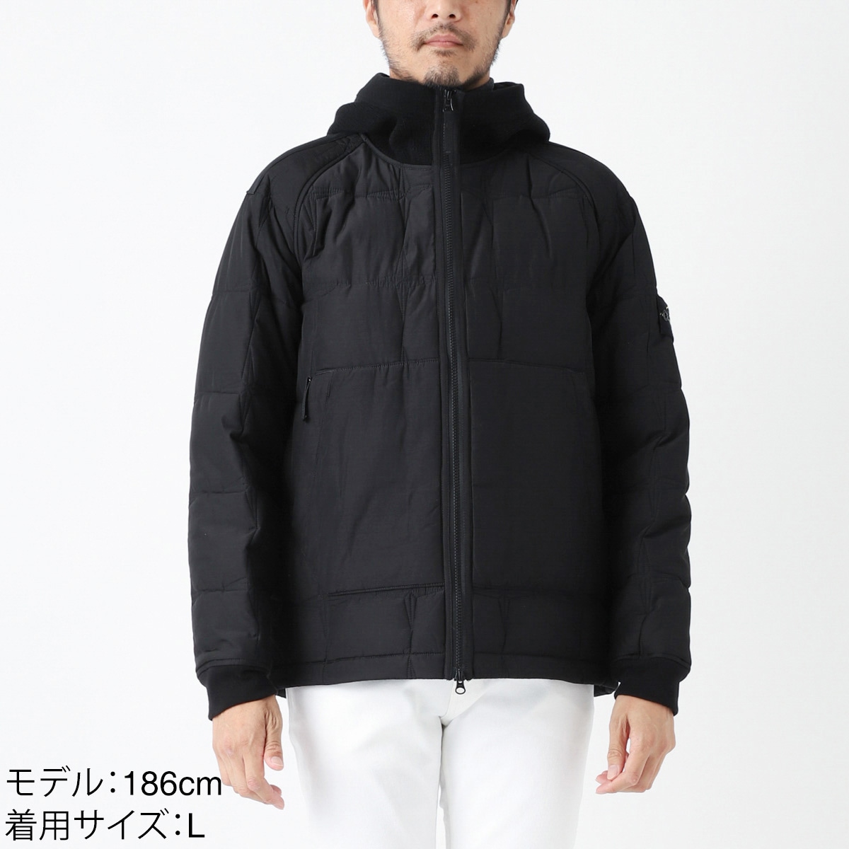アウトレット】STONE ISLAND ストーンアイランド 中綿入り ジップ