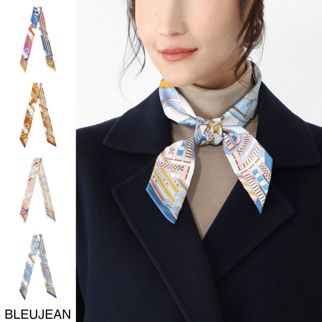 HERMES エルメス スカーフ/ツイリー/BRIDES ET GRIS-GRIS TWILLY