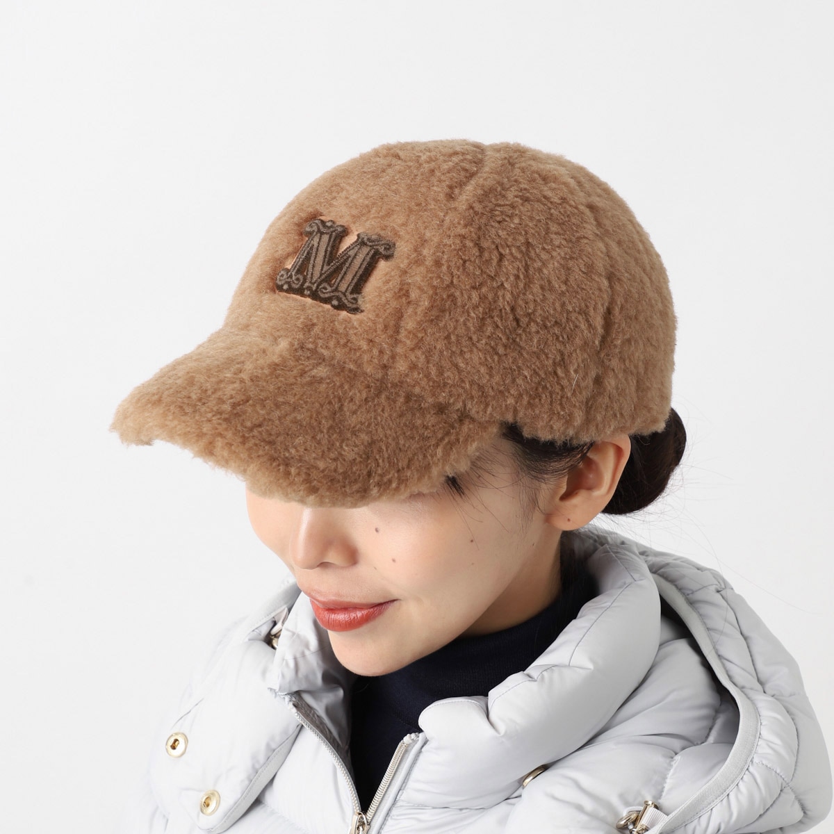 Max Mara マックスマーラ ベースボールキャップ/テディベアキャップ