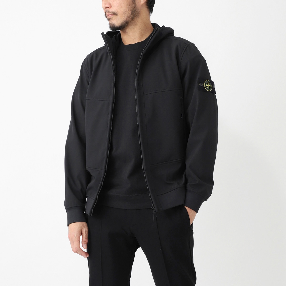 STONE ISLAND ストーンアイランド フーデッド ブルゾン/Q0322 SOFT