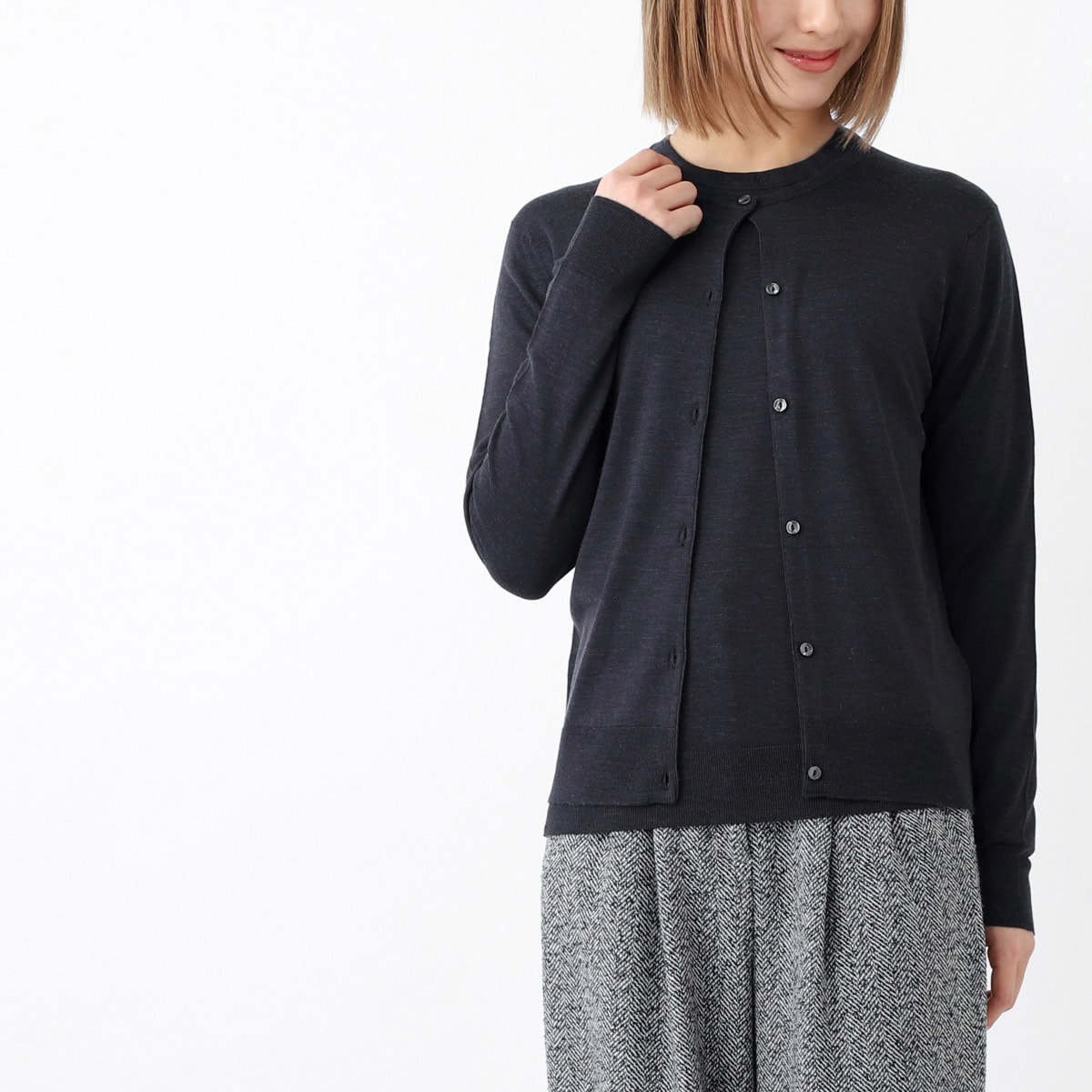 アウトレット】【ラスト1点】JOHN SMEDLEY ジョンスメドレー クルー