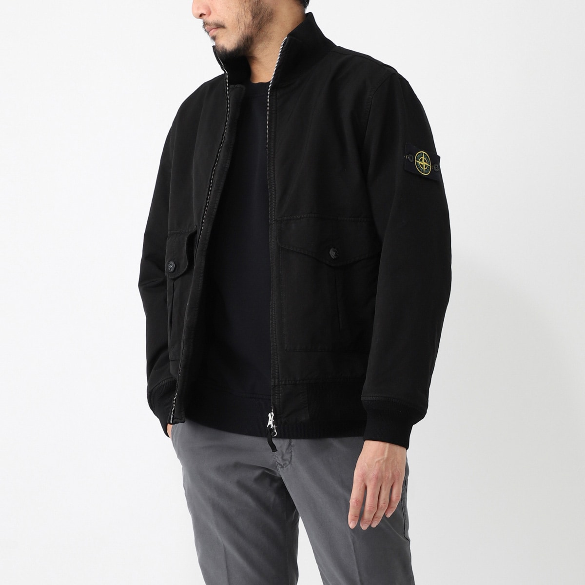 アウトレット】STONE ISLAND ストーンアイランド 中綿入り ジップ