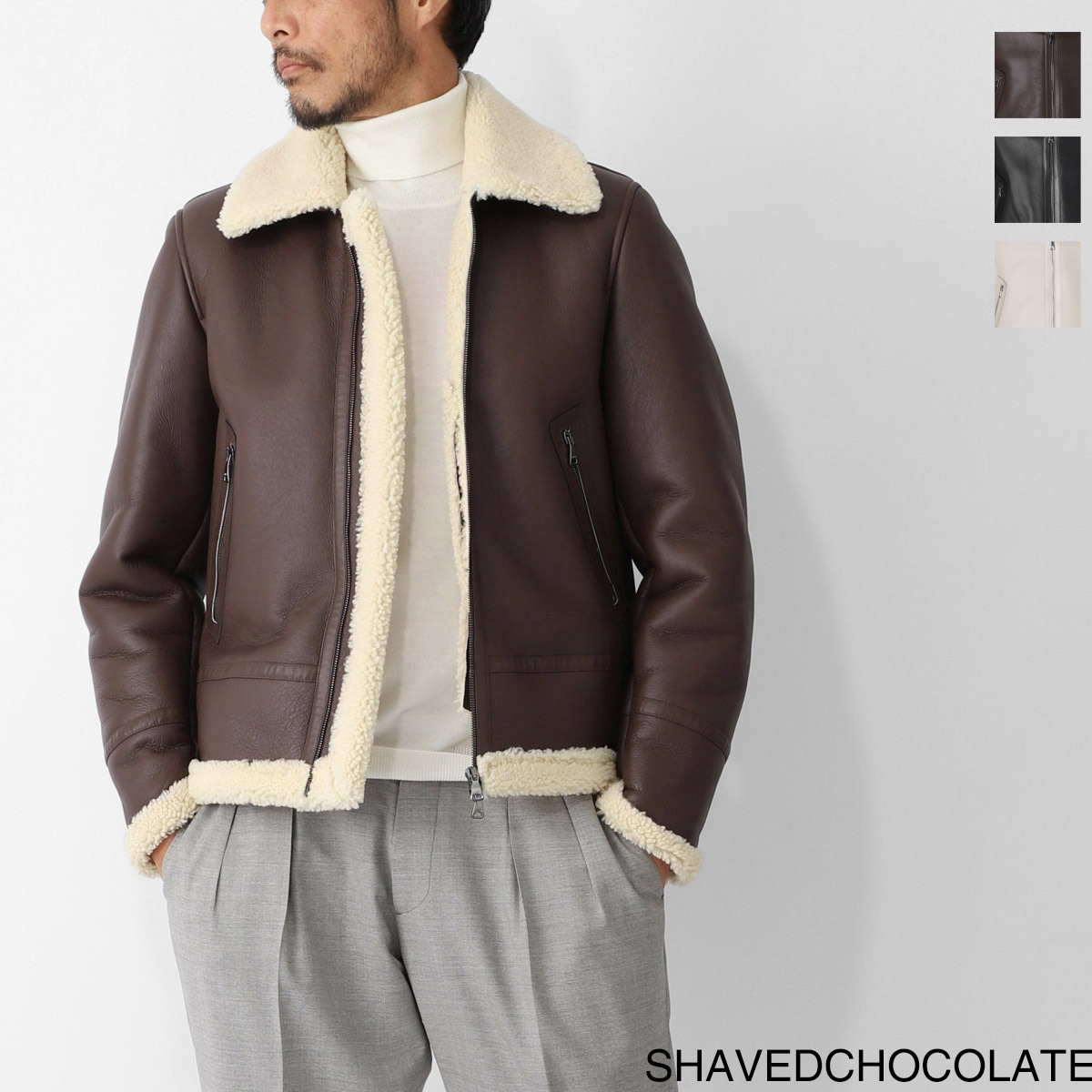 EMMETI エンメティ レザージャケット/ムートンジャケット/ORWELL【国内