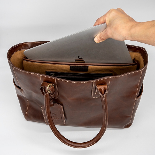 レザートートバッグメンズ本革 鞄 かばん カバン ブラウン茶 ビジネス
