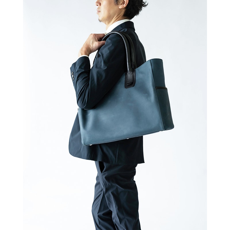 レザートートバッグ ビジネス メンズ 本革 鞄 仕事 CROSBY-II